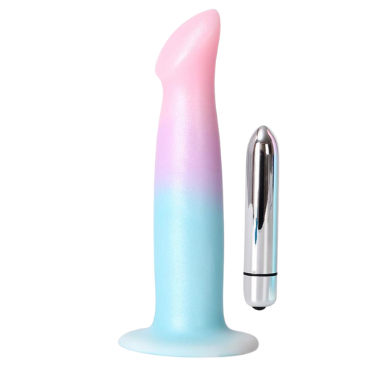 Dildo con Vibración y Ventosa