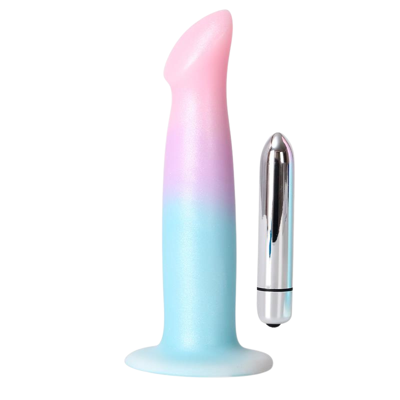 Dildo con Vibración y Ventosa