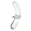 Estimulador de Cristal Double Crystal Hot and Cold Transparente