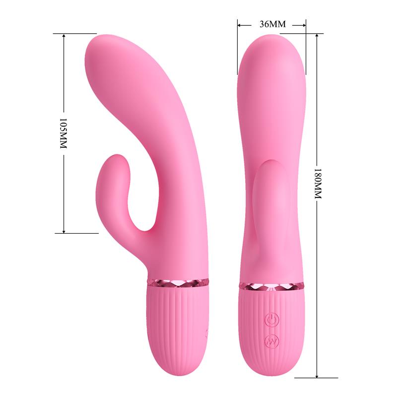 Marski Vibrador con Rabbit Punto G Rosa