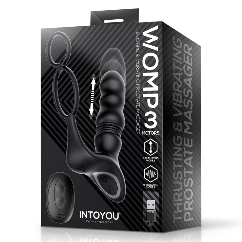 Womp Masajeador Prostatico con Vibracion Thrusting y Control Remoto